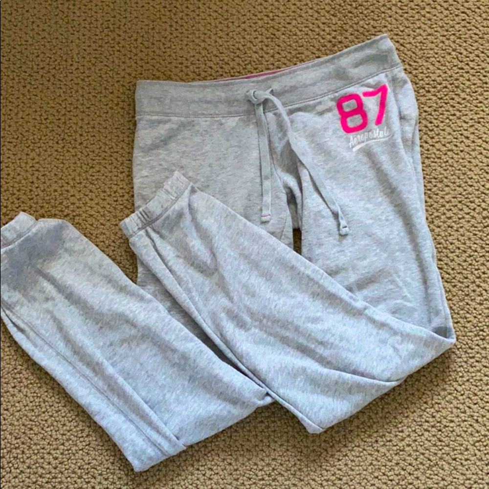 Grey sweatpants